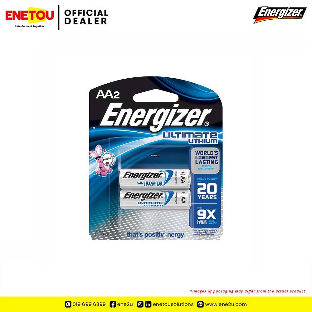 ENERGIZER® ULTIMATE LITHIUM™ AAA L92 BATTERIES 2PCS/CARD [ORIGINAL]